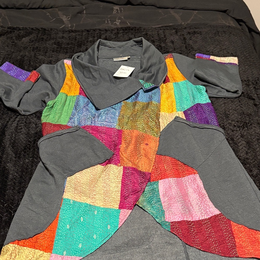 Colorful Patchwork Jacket - image 1